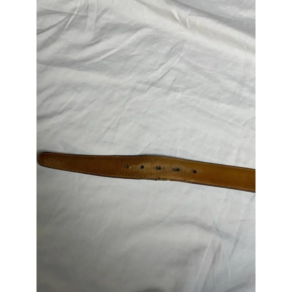 Trafalgar Dress Belt Mens Size 40 Black Hand Polished Cortina Leather Made USA